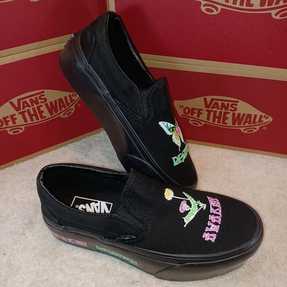 Vans Men's 5/Women's 6.5 Slip On Stackform Morph Glow Blackout VN0A7Q5R10J